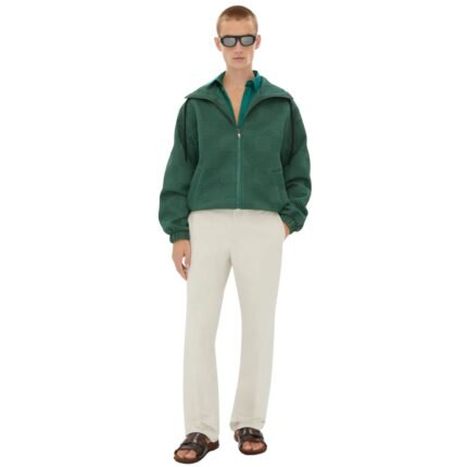 FERRARI BOMBER JACKET IN 3D EFFECT JERSEY