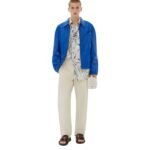 FERRARI BOMBER JACKET IN LIQUID LEATHER