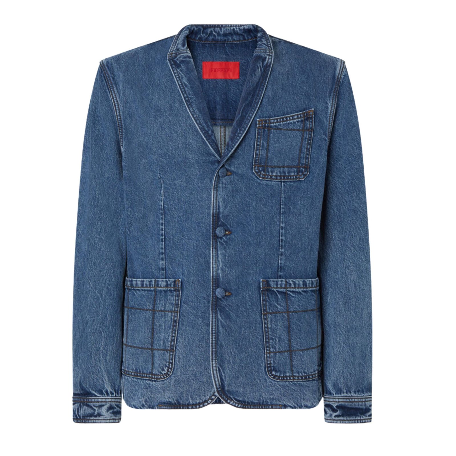 2 FERRARI DENIM BLAZER
