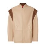 FERRARI JACKET IN SEMI MATTE NAPPA LEATHER