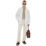 FERRARI OVERSHIRT JACKET IN LIQUID LEATHER