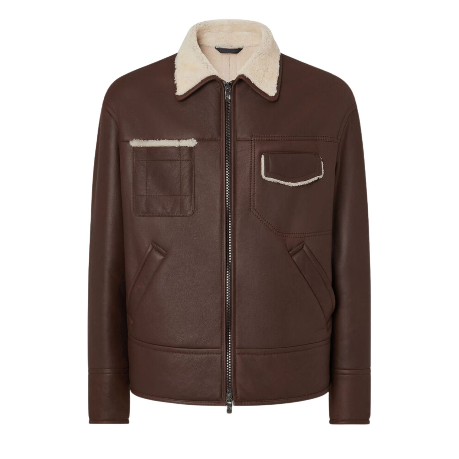 2 FERRARI SHEARLING BOMBER JACKET