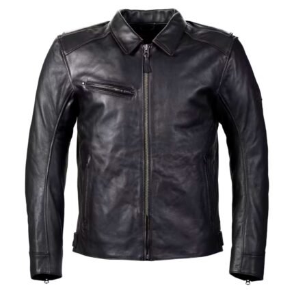 TRIUMPH VANCE LEATHER MOTORCYCLE JACKET