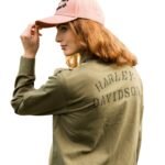 HARLEY DAVIDSON WOMENS DIVISION TWILL ANORAK JACKET