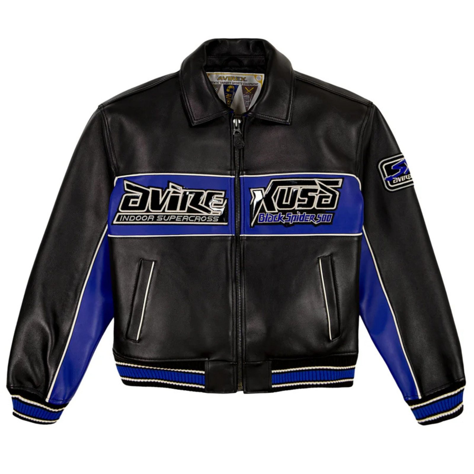 3 BLACK SPIDER RACER JACKET