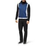 DENIM COLOUR BLOCK SHORT VEST ISTITUTIONAL