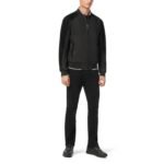 DENIM COTTON SUEDE JACKET LS