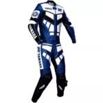 YAMAHA MENS R MOTORCYCLE RACING CE APPROVED ARMORS COWHIDE LEATHER SUIT