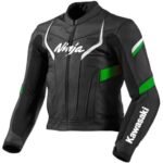 NARSON KAWASAKI NINJA MOTORCYCLE RACING LEATHER JACKET