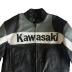 NARSON KAWASAKI RACING MOTORCYCLE LEATHER JACKET