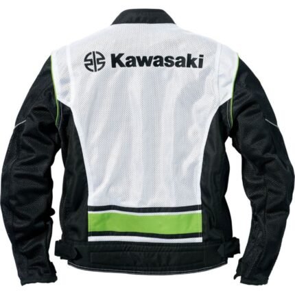 NARSON KAWASAKI RACING MOTORCYCLE MESH MOTORBIKE CE APPROVED ARMORS RIDING JACKET