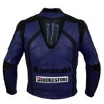 NARSON KAWASAKI RACING TEAM MOTORCYCLE GEAR COWHIDE LEATHER RIDING JACKET