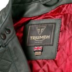 TRIUMPH BRADDAN LEATHER MOTORCYCLE JACKET