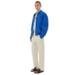 FERRARI BOMBER JACKET IN LIQUID LEATHER