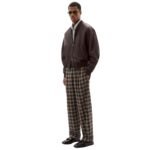 FERRARI BOMBER JACKET IN NAPPA AND SUEDE