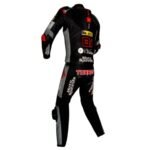 APRILIA BLACK JORDI TORRES LEATHER RACING SUIT