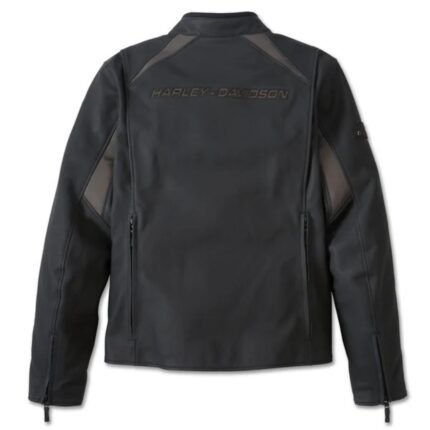 HARLEY DAVIDSON MENS PARADIGM TRIPLE VENT SYSTEM 2.0 LEATHER JACKET