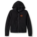 HARLEY DAVIDSON WOMENS MISS ENTHUSIAST 3 IN 1 TEXTILE JACKET