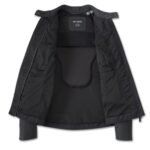 HARLEY DAVIDSON WOMENS PARADIGM TRIPLE VENT SYSTEM 2.0 LEATHER RIDING JACKET BLACK