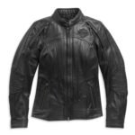 HARLEY DAVIDSON WOMENS WILLIE G AURORAL II 3 IN 1 LEATHER RIDING JACKET