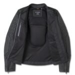 HARLEY DAVIDSON WOMENS WILLIE G SKULL GRAPHIC LEATHER RIDING JACKET