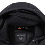 HARLEY DAVIDSON MENS HD BREAKOUT DEFLECTOR 2.0 HOODED RIDING FLEECE