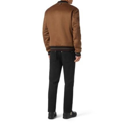 DENIM CASHMERE BOMBER