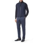 DENIM COTTON WOOL SILK DOWN VEST