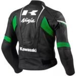 NARSON KAWASAKI NINJA MOTORCYCLE RACING LEATHER JACKET