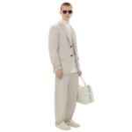 FERRARI BLAZER IN NAPPA LEATHER WITH KNIT CUFFS