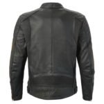 TRIUMPH X 007 BOND LIMITED EDITION LEATHER JACKET IN BLACK
