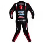SUZUKI BLACK LEATHER MOTORCYCLE SUIT GP 2016