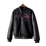 HARLEY DAVIDSON MENS V TWINS VARSITY LEATHER JACKET