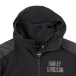HARLEY DAVIDSON WILLIE G SKULL GRAPHIC DEFLECTOR 2.0 HOODED RIDING FLEECE