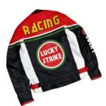 NARSON LUCKY STRIKE MOTORCYCLE RACING LEATHER JACKET