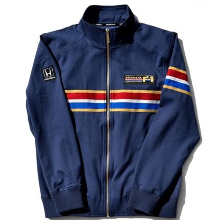 HONDA 1986 F1 TEAM ZIPPER JACKET BLUE