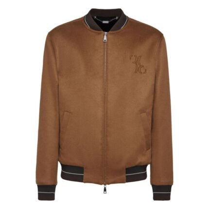 DENIM CASHMERE BOMBER