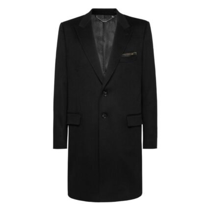 DENIM COAT LONG CASHMERE ISTITUTIONAL