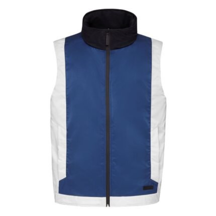 DENIM COLOUR BLOCK SHORT VEST ISTITUTIONAL