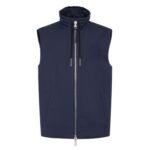 DENIM COTTON WOOL SILK DOWN VEST
