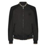 DENIM COTTON SUEDE JACKET LS