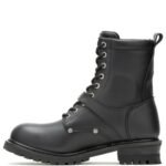 Men's Faded Glory Waterproof Leather Skull Riding Boot