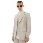 FERRARI BLAZER IN NAPPA LEATHER WITH KNIT CUFFS
