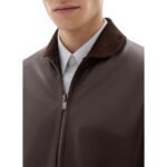 FERRARI OVERSHIRT JACKET IN NAPPA AND SUEDE