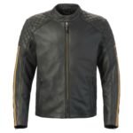 TRIUMPH X 007 BOND LIMITED EDITION LEATHER JACKET IN BLACK