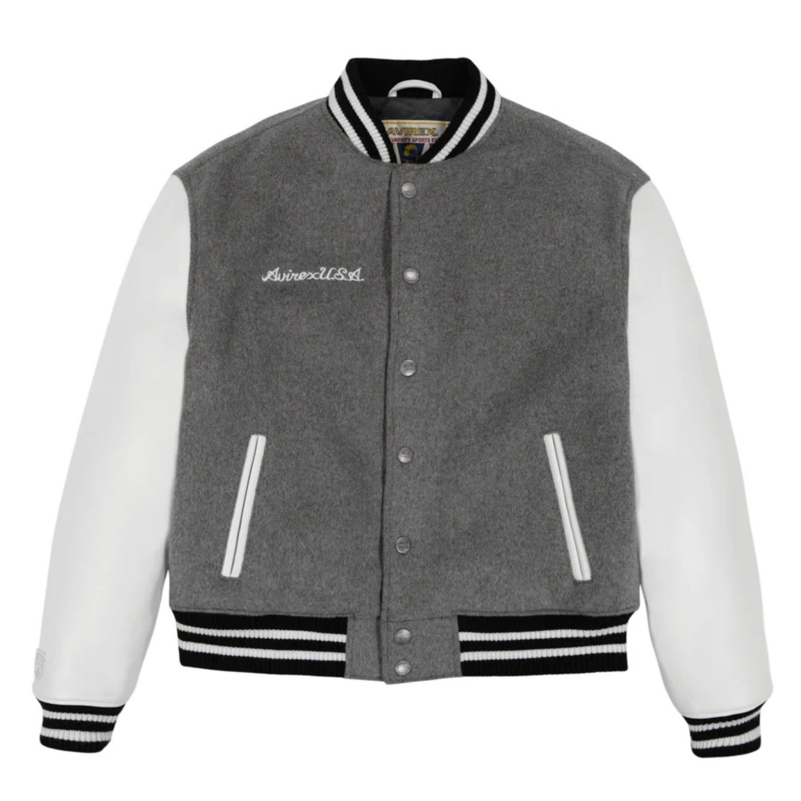 6 WOOL LEATHER VARSITY JACKET 2