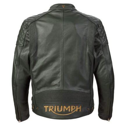 TRIUMPH BRADDAN LEATHER MOTORCYCLE JACKET