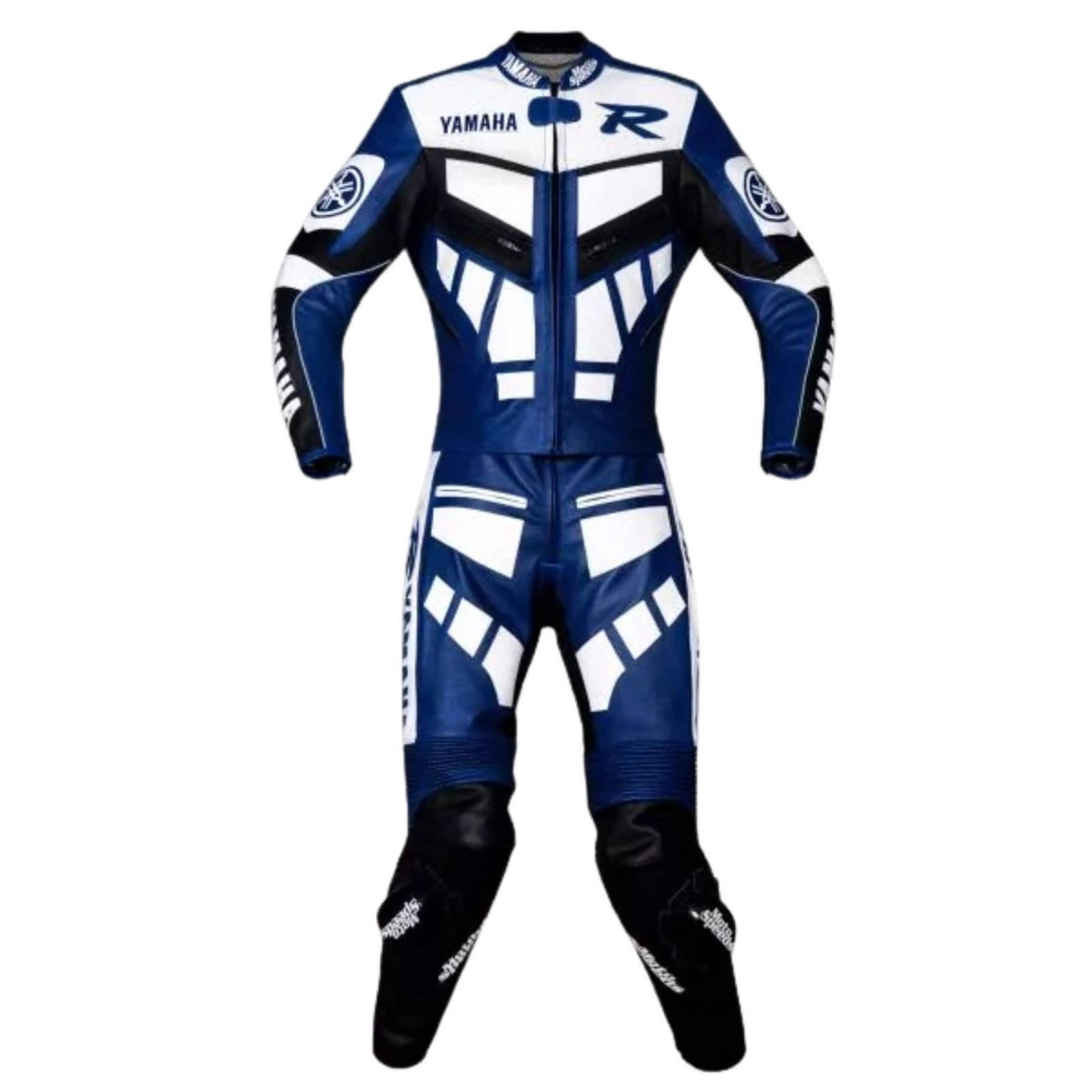 6 YAMAHA BLUE MOTORCYCLE R SUIT