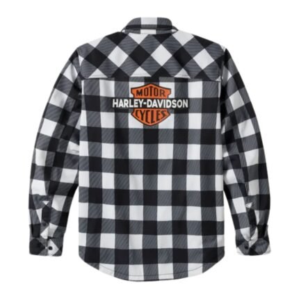 HARLEY DAVIDSON MENS HD MESH OPERATIVE RIDING SHIRT JACKET