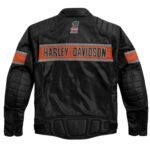 HARLEY DAVIDSON MENS VICTORY LANE II LEATHER JACKET BLACK